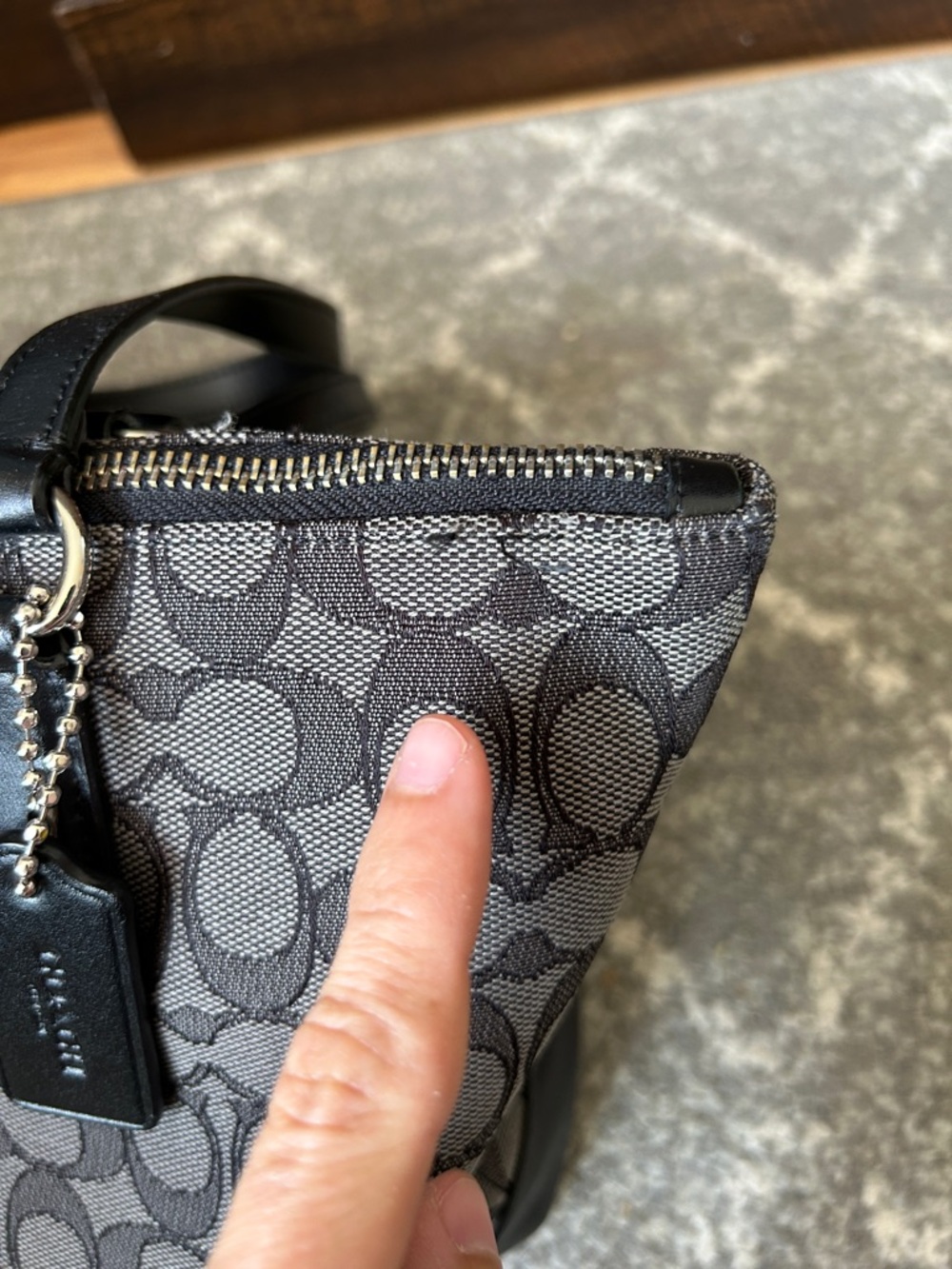 Coach Signature Canvas Kelsey Shoulder Bag - Picture 9 of 16